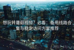 想玩转蘑菇视频？必看：备用线路合集与稳定访问方案推荐