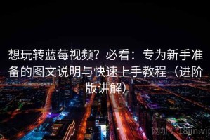 想玩转蓝莓视频？必看：专为新手准备的图文说明与快速上手教程（进阶版讲解）
