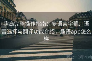 趣岛完整操作指南：多语言字幕、语音选择与翻译功能介绍，趣语app怎么样