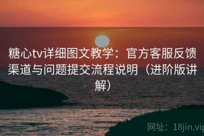 糖心tv详细图文教学：官方客服反馈渠道与问题提交流程说明（进阶版讲解）