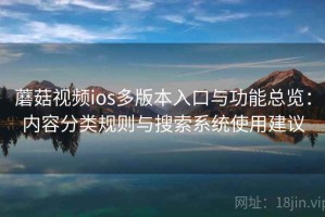 蘑菇视频ios多版本入口与功能总览：内容分类规则与搜索系统使用建议