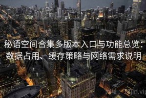 秘语空间合集多版本入口与功能总览：数据占用、缓存策略与网络需求说明