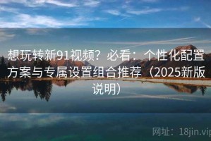 想玩转新91视频？必看：个性化配置方案与专属设置组合推荐（2025新版说明）