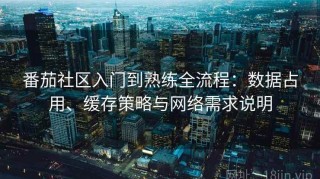 番茄社区入门到熟练全流程：数据占用、缓存策略与网络需求说明