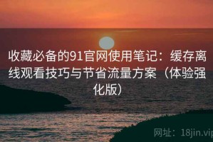 收藏必备的91官网使用笔记：缓存离线观看技巧与节省流量方案（体验强化版）