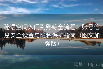 秘语空间入门到熟练全流程：账号信息安全设置与隐私保护指南（图文加强版）