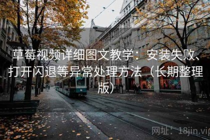 草莓视频详细图文教学：安装失败、打开闪退等异常处理方法（长期整理版）
