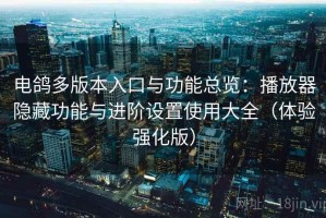 电鸽多版本入口与功能总览：播放器隐藏功能与进阶设置使用大全（体验强化版）