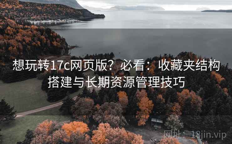 想玩转17c网页版？必看：收藏夹结构搭建与长期资源管理技巧