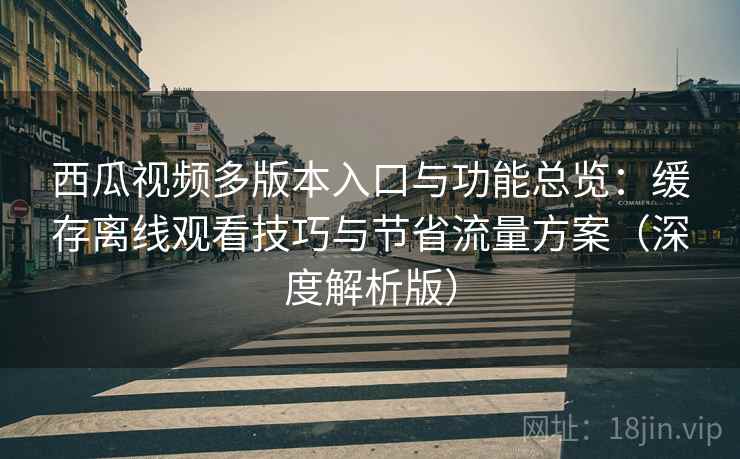 西瓜视频多版本入口与功能总览:缓存离线观看技巧与节省流量方案(深度解析版) 西瓜视频多版本入口与功能总览:缓存离线观看技巧与节省流量方案(深度解析版)