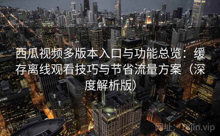西瓜视频多版本入口与功能总览:缓存离线观看技巧与节省流量方案(深度解析版) 西瓜视频多版本入口与功能总览:缓存离线观看技巧与节省流量方案(深度解析版)