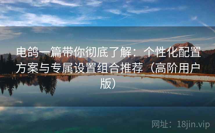 电鸽一篇带你彻底了解:个性化配置方案与专属设置组合推荐(高阶用户版) 电鸽一篇带你彻底了解:个性化配置方案与专属设置组合推荐(高阶用户版)