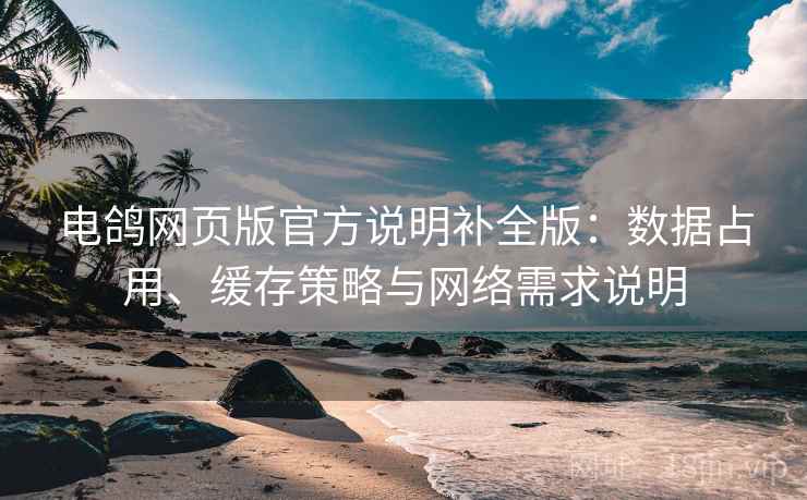 电鸽网页版官方说明补全版:数据占用、缓存策略与网络需求说明 电鸽网页版官方说明补全版:数据占用、缓存策略与网络需求说明