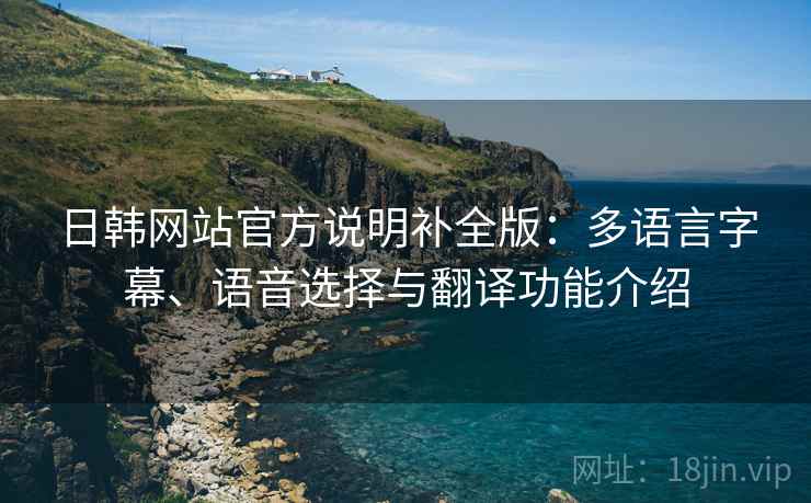 日韩网站官方说明补全版:多语言字幕、语音选择与翻译功能介绍 日韩网站官方说明补全版:多语言字幕、语音选择与翻译功能介绍